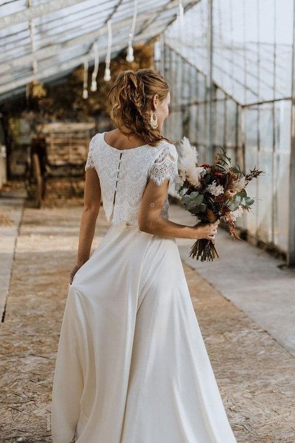 short dresses with sleeves for wedding